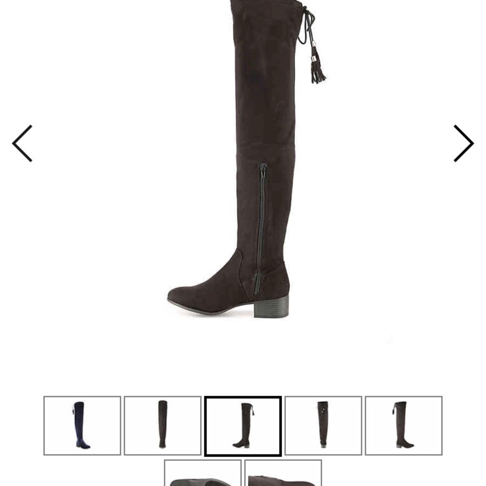 BRAND NEW Madden Girl Prissley Black Fabric Boots